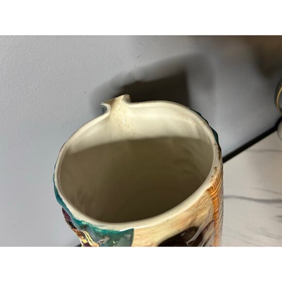 Beswick England “Romeo & Juliet” 1214 Pitcher – Large Hand-Painted Jug – As is - Picture 4 of 10